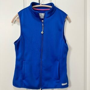 Med Couture Royal Blue Fleece Vest
